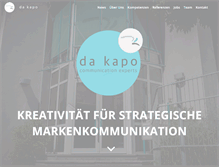 Tablet Screenshot of da-kapo.de
